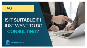 Is it suitable if I just want to do consulting not coaching?