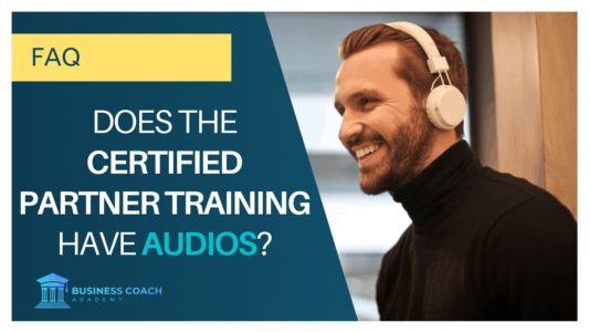Does the training have audios?