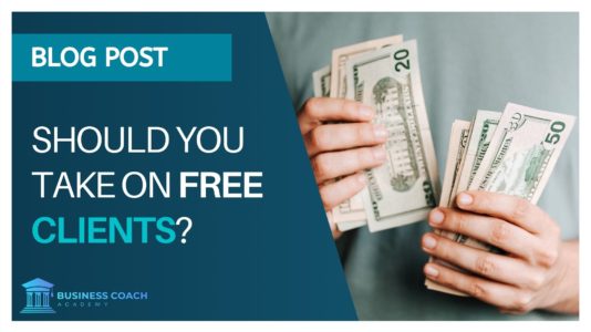 Should you take on free clients?