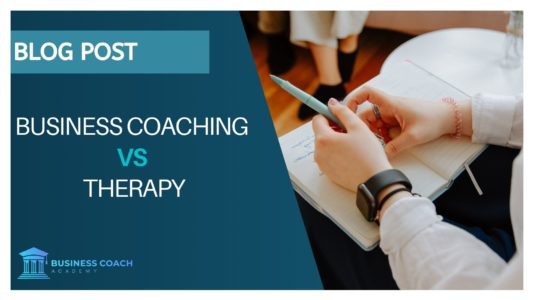 Business Coaching vs Therapy